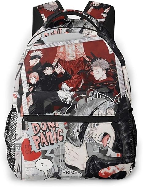 Amazon Co Jp Lmijng 呪術廻戦 バックパック リュックサック リ ュック デイパック おしゃれ 旅行 大容量 防水 多機能 高校生 収納バッグ 学生 女の子 男の子 メンズ レディース 男女兼用 ホーム キッチン