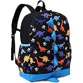 VASCHY Dinosaur Toddler Backpack, Cute Little Boys Girls Kids Schoolbag Bookbag w Chest Strap