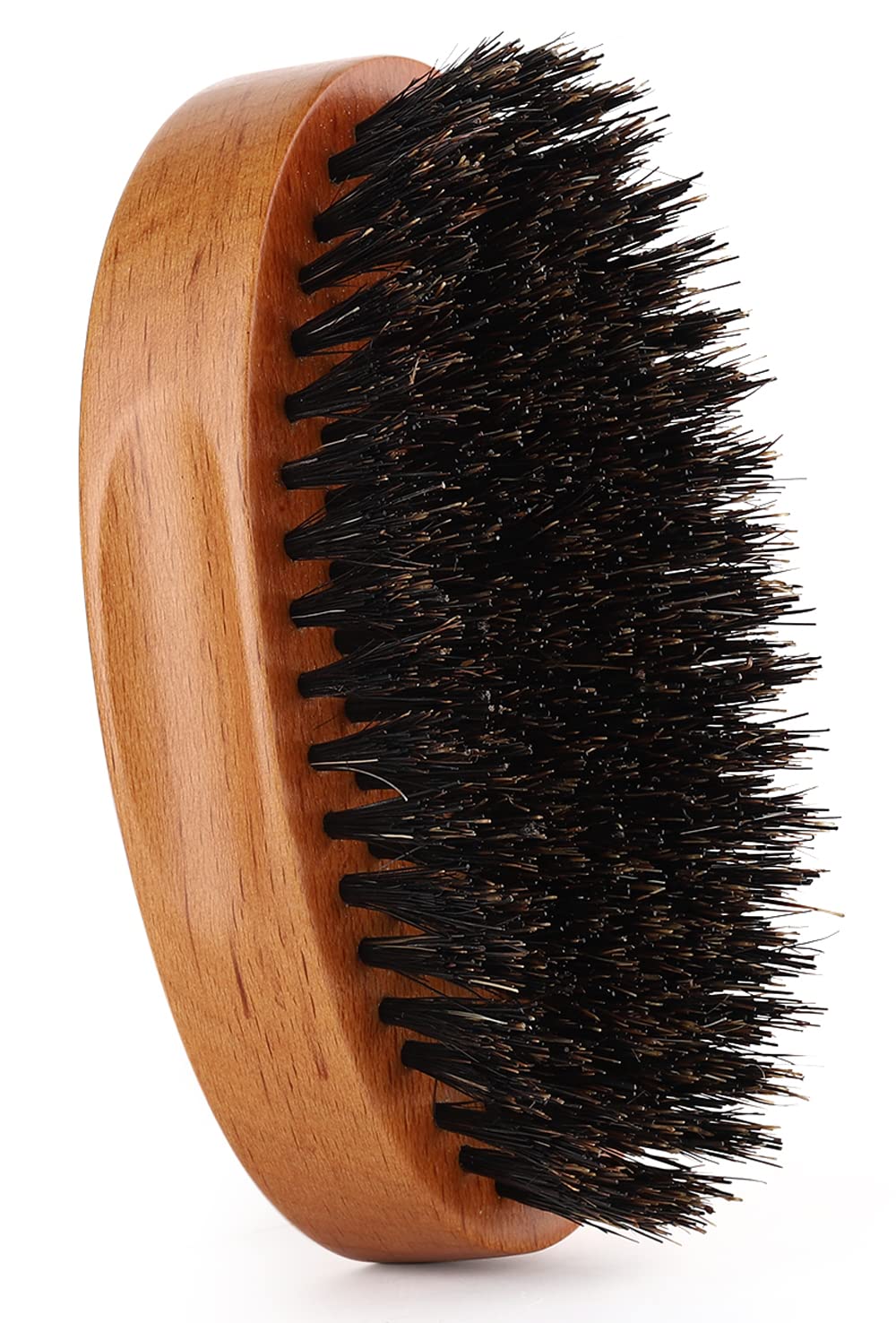 PERFEHAIR 100% Wild Natural Boar Bristle Hair Brush -Palm Handle-Firm Bristles Hairbrush