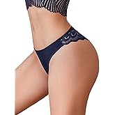 Avidlove 1 or 3 Pack Cheeky Underwear for Women Lace No Show Bikini Soft Breathe hipster panties