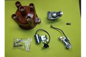 Volvo Penta 4 Cylinder Tune Up Kit Points Condenser Rotor Distributor Cap AQ125 AQ131 841263