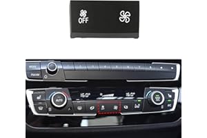 Y-QIPED for BMW F30 A/C Climate Control Panel Fan Speed Button Replacement,Heater Climate Switch Button for BMW 1 Series F20/F21,2 Series F22/F23,3 Series F30/F31/F34/F35,4 Series F32/F33/F36