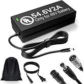 48V Lithium Battery Charger &ndash; UL Listed 54.6V 2A Electric Bike Fast Charger | Fits for Lectric XP (1.0/2.0/3.0)/Rad Power/Ancheer/Tst/Aipas/Qlife/Heybike eBike,Auto Shutoff, Temp Control, V0 Fireproof