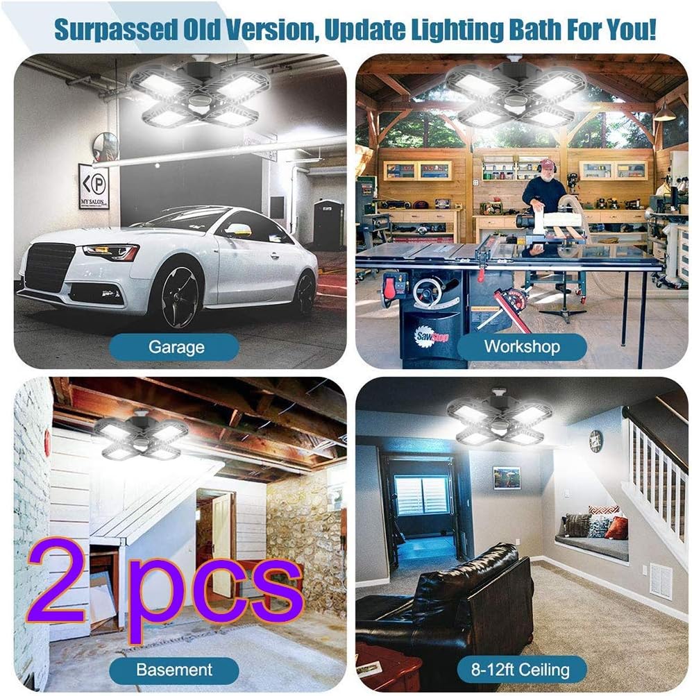 horen Led Garage Light, 120W Cri85 + Led Garage Light, Led Garage Light