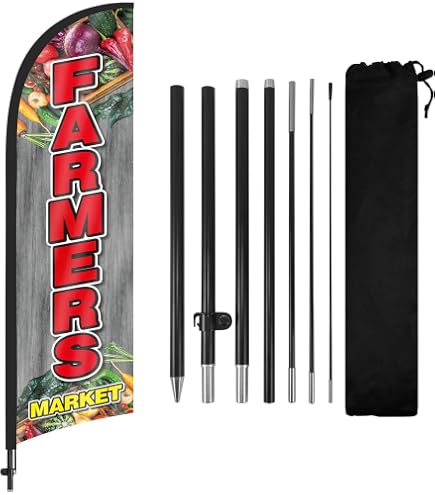 Eksent For The Farmers Flaggen-Banner – 6 X 24 Cm, 100% Polyester, UV-beständig, Mit Ösen