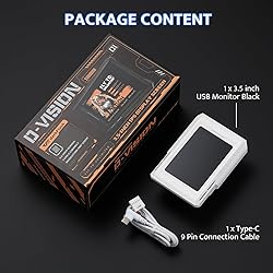 darkFlash 3.5in AIO Display Screen Upgrade Kit LCD