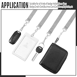 Patelai 60 Pcs Breakaway Lanyards with J Hook Bulk