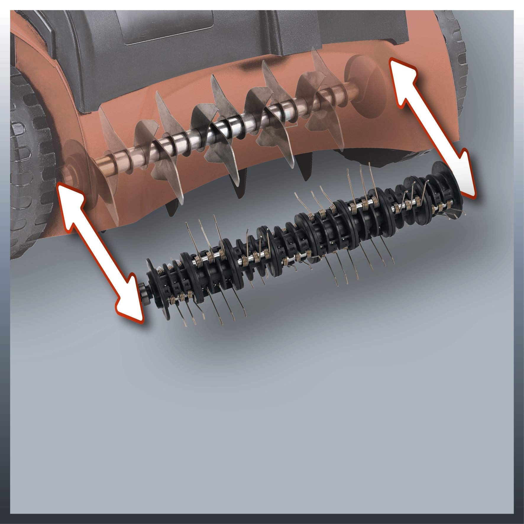 Einhell GCSA 1231 1200 W Electric Dual Purpose Scarifier and Lawn Rake