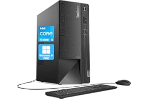 Lenovo ThinkCentre Neo 50t Tower Desktop Computer, 4-core Intel Core i3-13100, 32GB RAM, 1TB SSD, 3-Monitor Ports (DP+HDMI+VGA), RJ-45, WiFi, USB-C, Card Reader, Wired KB & Mouse, Windows 11 Pro