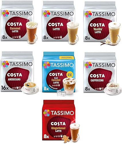 Tassimo Coffee, Tea, Chocolate Pick Any Packs from 50+