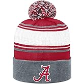 Collegiate Cuffed Knit Pom Winter Beanies