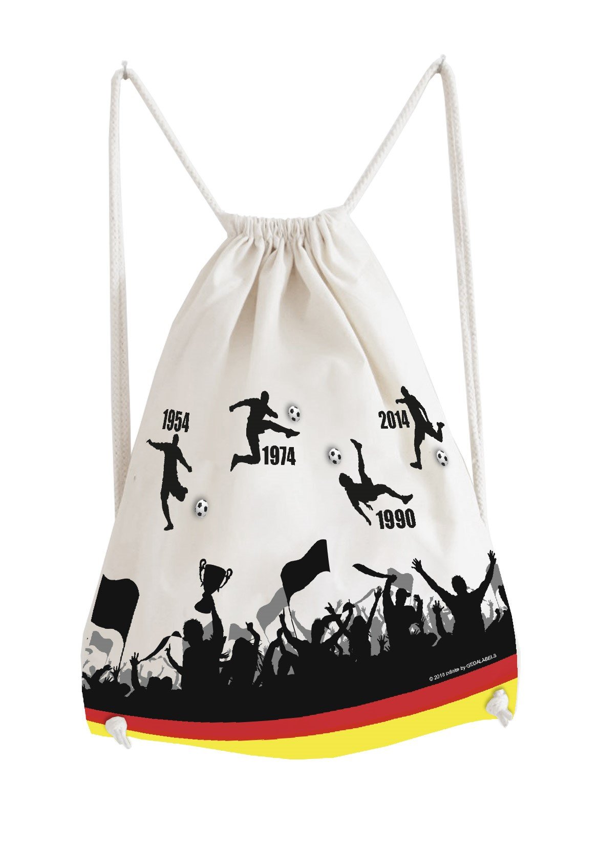 infinite by GEDA LABELS (INFKH) Football Annual Numbers 33 x 42 cm, Multicoloured