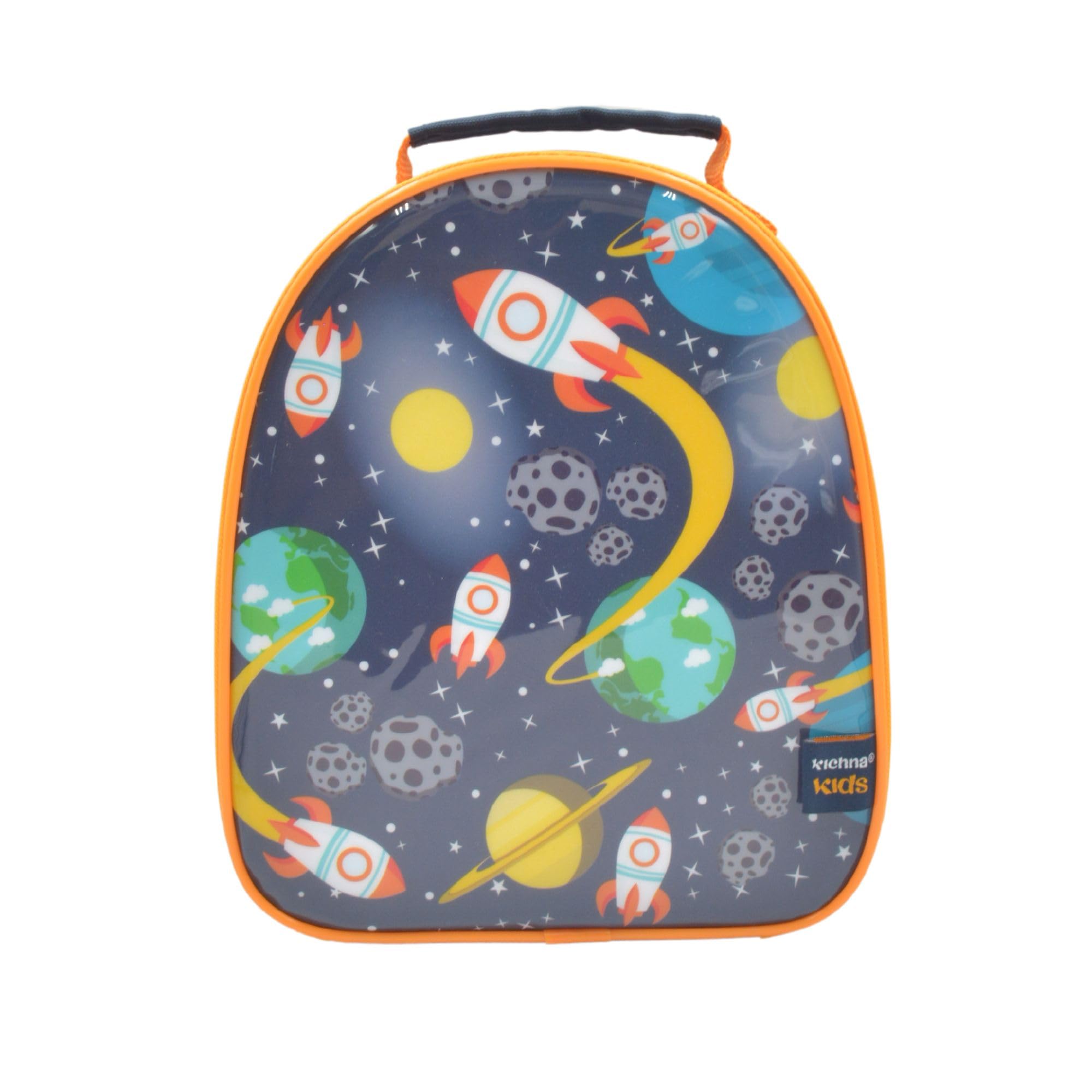 Kichna 94283 Insulated Kid's Portable Bag with Handle and Zip for School, Lunch, Snacks and Picnics space, Polyester, 1.5 liters