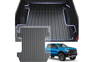 GALVAGNITE GALVAGNIATE Truck Bed Mat for 2019-2024 2025 Chevy Silverado/GMC Sierra 1500 5.8' Accessories, All Weather TPE Heavy Duty Pickup Bed Liner