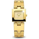 SEENERO Womens Gold Watch Dainty Analog Dress Timepiece with Bangle Bracelet Minimalist Square Case Mother of Pearl Dial Water Resistant Fashion Designer Piece Inspired by Western Jewelry for Women