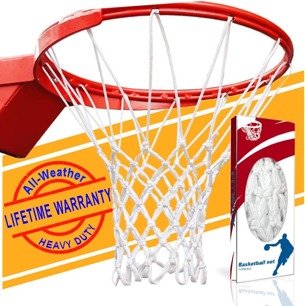 FITWICK Basketball Net Heavy Duty Outdoor & Indoor, All Weather Anti