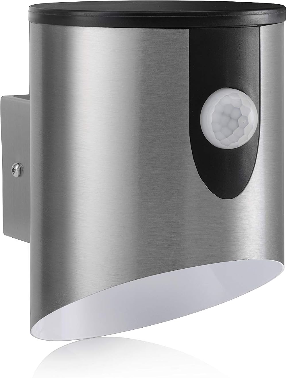 Auraglow Stainless Steel Outdoor LED PIR Wall Light IP44 110lm 6000K