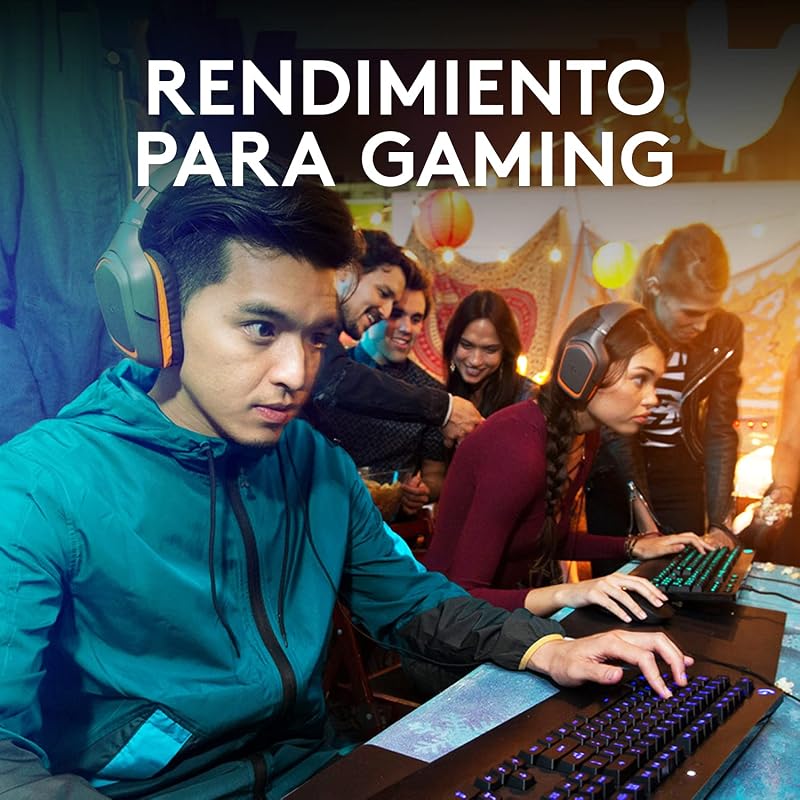 Teclado para jogos logitech g213 prodigy com descanso para pulso, rgb lightsync, teclas retroiluminadas e personalizáveis, resistente a respingos, controles multimídia dedicados, layout es qwerty