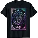 Virgo Tarot Card August September Birthday Astrology T-Shirt