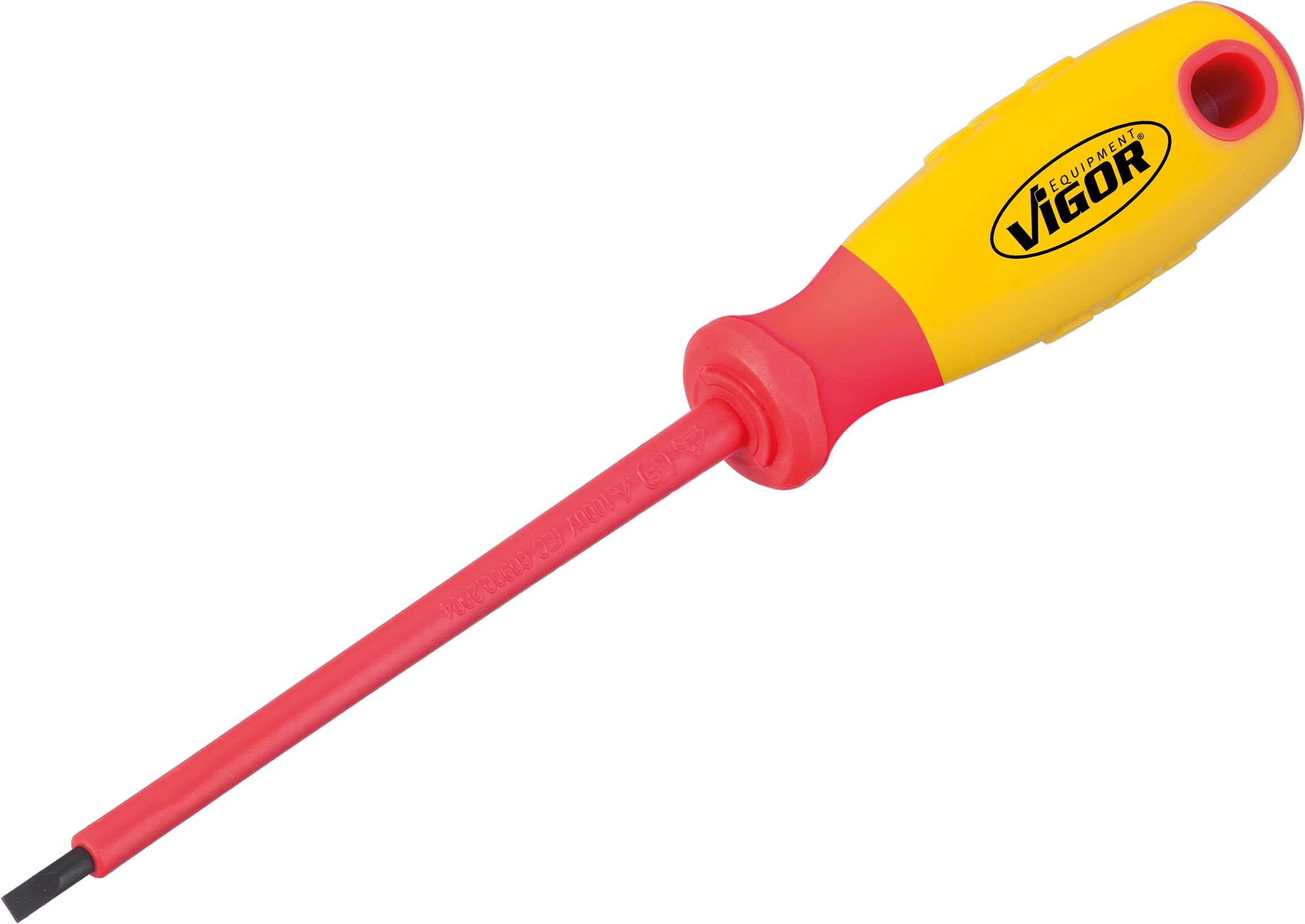 Vigor V2028 Vde Screwdriver for Slotted Screws, 19 cm