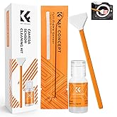 K&F CONCEPT 24mm Full Frame Sensor Cleaning Swab*6 + 20ml Sensor Cleaner DSLR SLR Digital Camera Sensor Cleaning Swab for Ref