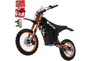 Tuttio Soleil01 Electric-Dirt-Bike for Teens Adults, 14"/12" Fat Tire 2000W Electric-Motorcycle with 48V 21AH Battery Ebike 37MPH Hydraulic Brakes Mountain Off-Road EBike Fit Age 13+