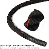 PROIRON Battle Rope 12M 38mm Heavy Duty Fitness Rope 12m Undulation view 3