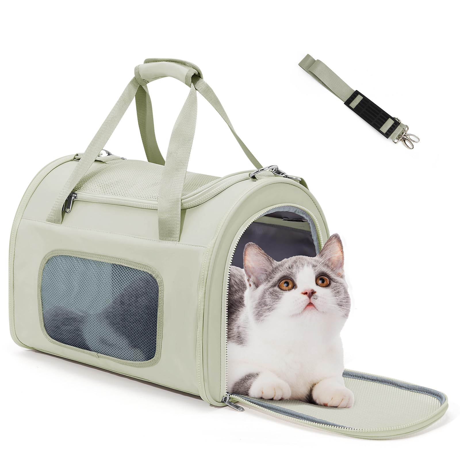 Cat Carrier Soft,Dog Carrier Airline Approved with Soft Sided,Dog ...