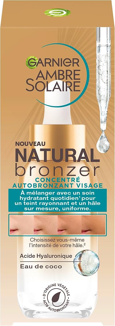 Garnier Ambre Solaire Natural Bronzer Self-Tanning Concentrate Serum 30ml