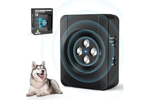 bubbacare Anti Barking Device, Barking Control Devices, Anti Dog Barking Control Devices with 3 Adjustable Sensitivity and Frequency Levels Sonic Bark Control Device Indoors and Outdoors for Dogs