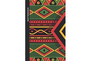 African Print Notebook: An Ankara Fabric Design Print Cover With Lined 120 Pages 6X9 Inches