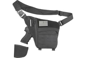 WCALULEG Pistol Bag Gun Bag Sling Bag for Men Crossbody Bag Gun Bags for Handguns EDC Bag CCW Sling Bags Anti Theft Bag