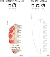 Tangle Teezer Original Detangler Mini Hair Brush Orange Safari Kids All Hair view 3