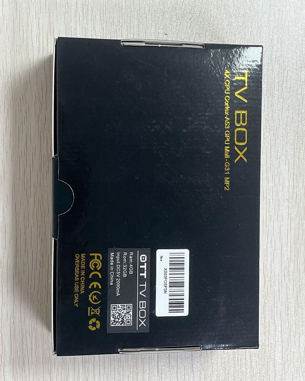 2025 Android TV Box 12.0, Android Box 4GB RAM 32GB ROM H618 Quad-Core CPU 6K TV Box Support 2.4/5G Dual WiFi Ethernet Bluetooth 4.0 H.265 Smart Box