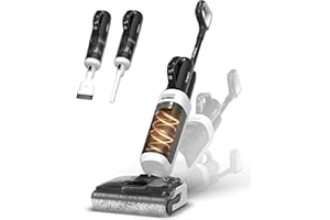 Tineco Floor One Switch S6 Stretch Breeze Wet Dry Vacuum Cleaners, Floor Cleaner Mop 2-in-1 Cordless Vacuum for Multi-Surface, 20kPa Suction, Anti-Tangle Design, Flashdry Self-Cleaning, 180° Lay-Flat