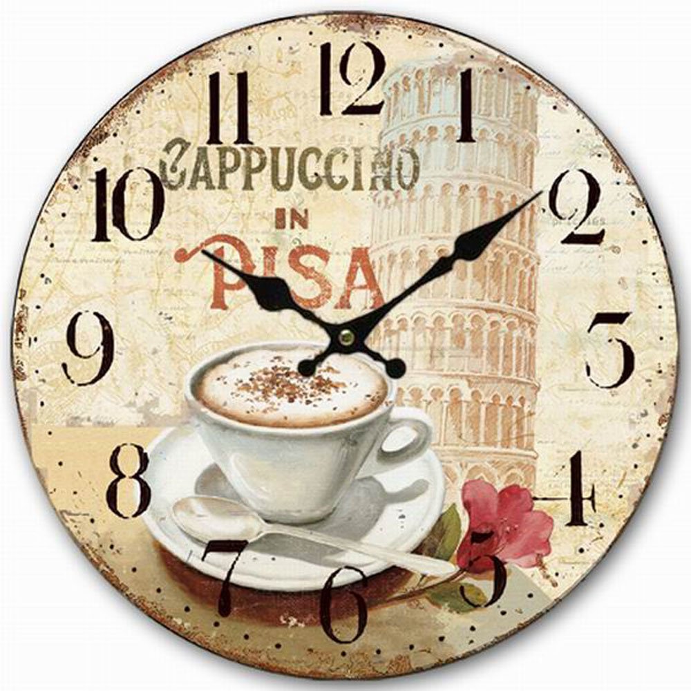 Italian Style Wall Clock, Eruner 14" Stylish Office Wall