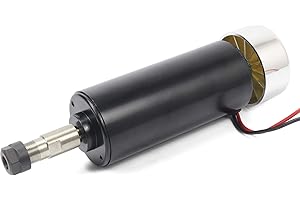 RATTMMOTOR CNC 500W Spindle Motor ER11 500 Watt Air Cooled Spindle Motor 52mm DC 48V 12000RPM 600mN.m for DIY Mini CNC Router
