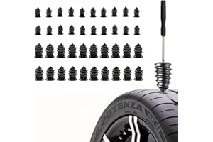 40Pcs Tire Repair Rubber Nail, Tire Repair Kits, Fast Self-Service Tool with 2 Sizes for Car Puncture