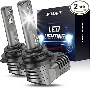 sealight scoparc s2 9006 hb4 led headlight bulbs low beam fog light 1 1 halogen bulb design 15000lm 6500k bright led headlights conversion kit with
