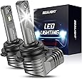 SEALIGHT Scoparc S2 9006/HB4 LED Headlight Bulbs, Low Beam/Fog Light, 1:1 Halogen Bulb Design,15000LM 6500K Bright LED Headlights Conversion Kit with Fan, Pack of 2