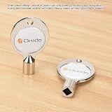 Drado 2pcs 5mm Radiator Bleed Keys Zinc Alloy Square Valve Vent Faucet Wrench view 3