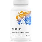 THORNE - Advanced Testosterone Support - Men's Health Supplement - Supports Healthy Testosterone Levels & Muscle Fatigue* - with Ashwagandha, Shilajit & Zinc - Gluten, Dairy & Soy-Free - 30 Servings