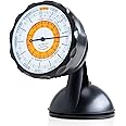 Sun Company AltiPort - Detachable Windshield and Dashboard Altimeter and Barometer | Altimeter for Cars and Trucks | Reads Altitude from 0 to 15,000 Feet