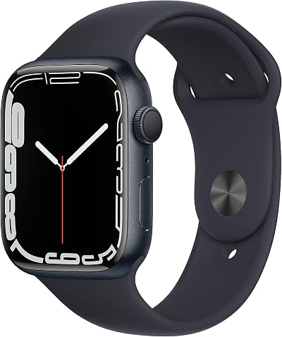 Apple Watch Series 7 GPS 45mm Aluminium Midnight Sports Band Regular
