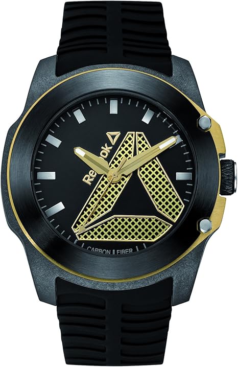 Reebok Reloj Analógico para Hombre de Cuarzo con Correa en Silicona RD-TFL-G2-CBIB-B2