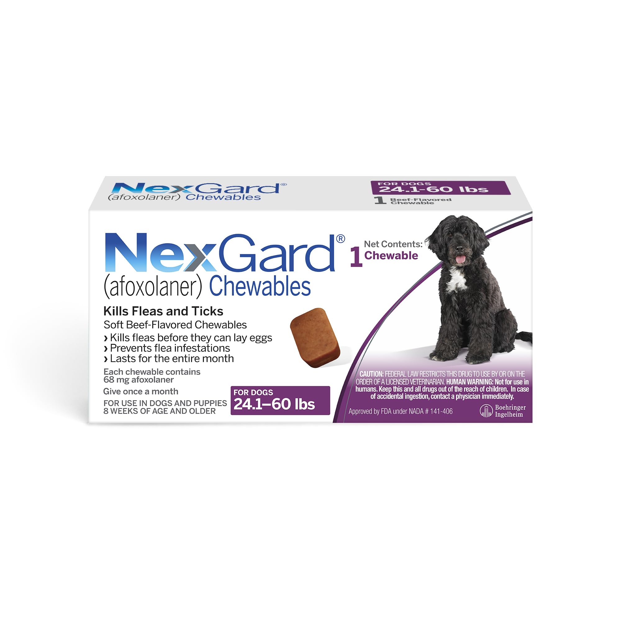 NexGard® (afoxolaner) Flea and Tick Protection for