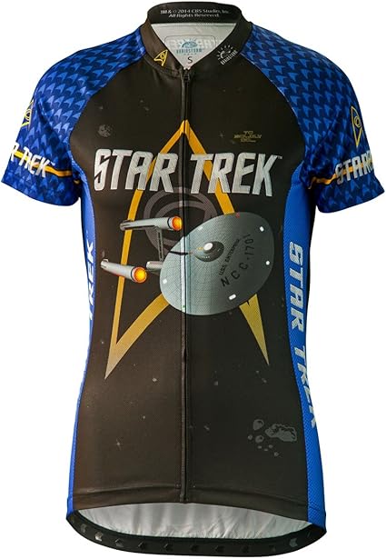 star trek cycling jersey