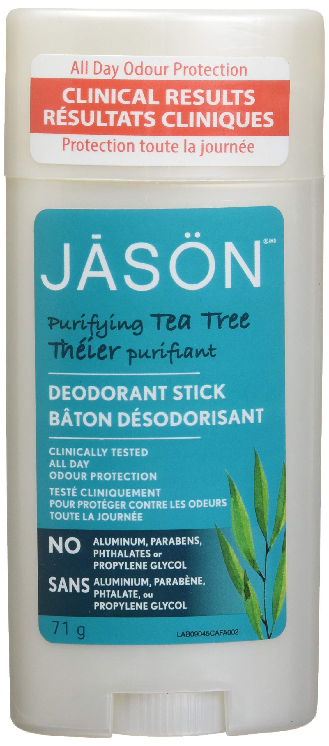 Jason | Tea Tree Oil Deodorant Stick | 3 x 71g