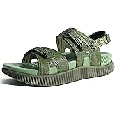 KuaiLu Womens Comfort Walking Sandals Plantar Fasciitis Arch Support Orthopedic Sport Recovery Thick Athletic Cushioned Outdoor Sandles Travel Vacation Camping Adjustable Strap Casual Slides