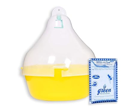 Green Revolution MaxPlus Melon Fruit Fly Pheromone Trap with Lure Combo Pack